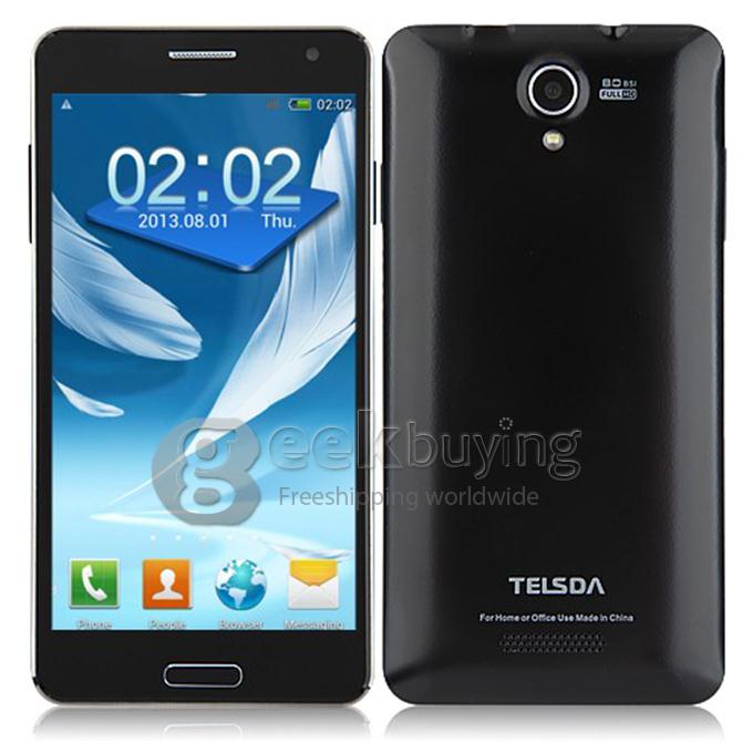 GT-N9000 5.5Inch QHD Screen MTK6572M Dual Core SmartPhone 512MB+4GB 8.0MP Camera Android 4.2 OS - Black