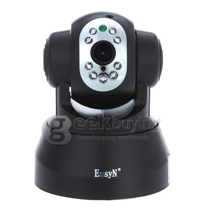 Indoor EasyN F3-M166 Two Way Audio PTZ 300K Pixels P2P Motion-JPEG Format PnP Wireless IP Camera for iPhone and Android Phone PC