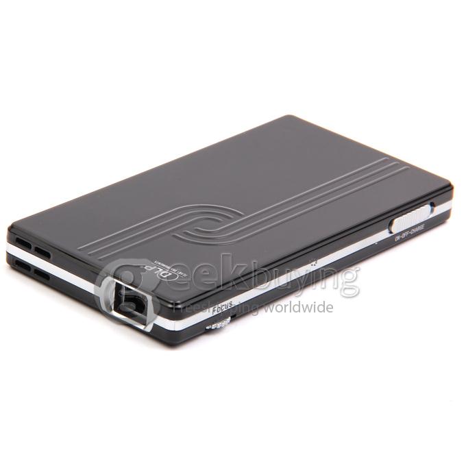 EPD03 Portable 640 * 480 Pixels 40 Lumens LED DLP Projector with 1800mAh Battery for Mobile Phone Tablet Computer Black