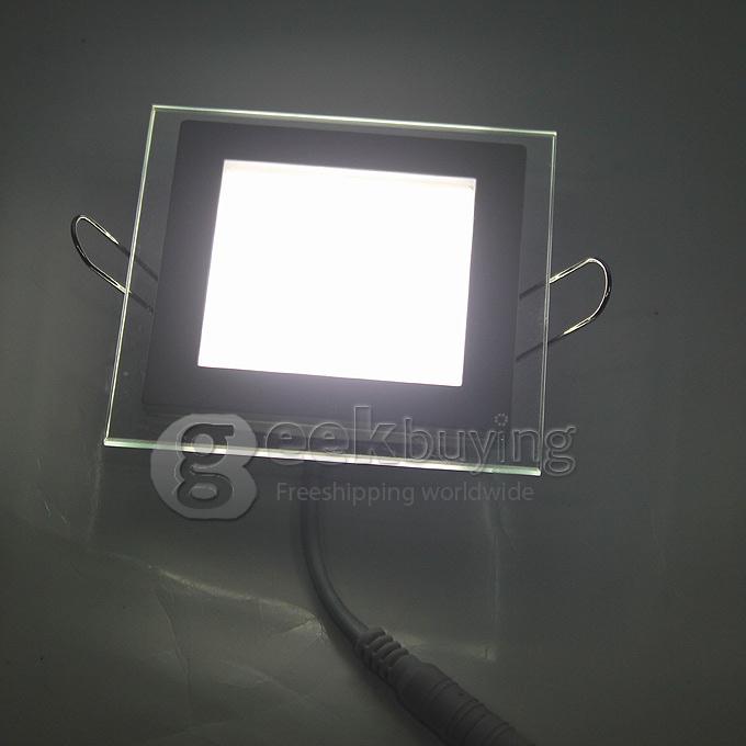 JOYDA-BL06Y-WH 10*2835SMD 600LM 6000K 6W Pure White Square LED Panel Light with Aluminium Frame(AC 85-265V)