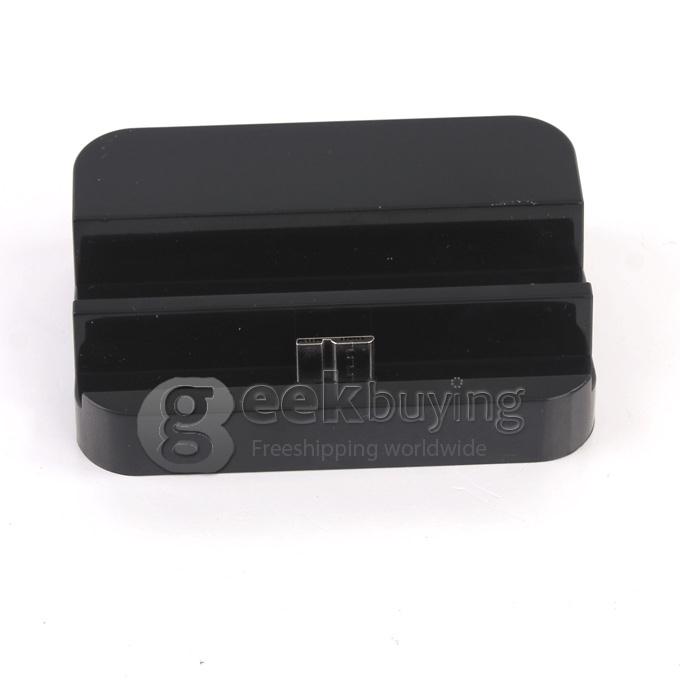New Charging and Data Transfer Wall Charger Dock Charger with Audio Output Port for Samsung Galaxy Note 3 Ⅲ - Black