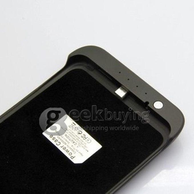 4200mAh Power Pack Backup Battery Charger Case for Samsung Galaxy Note III 3 N9005 - Black