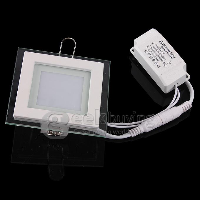 JOYDA-BL06Y-WH 10*2835SMD 600LM 6000K 6W Pure White Square LED Panel Light with Aluminium Frame(AC 85-265V)