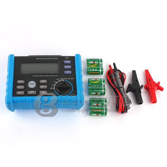 MASTECH AIM02 250V-2500V Digital Insulation Resistance Tester