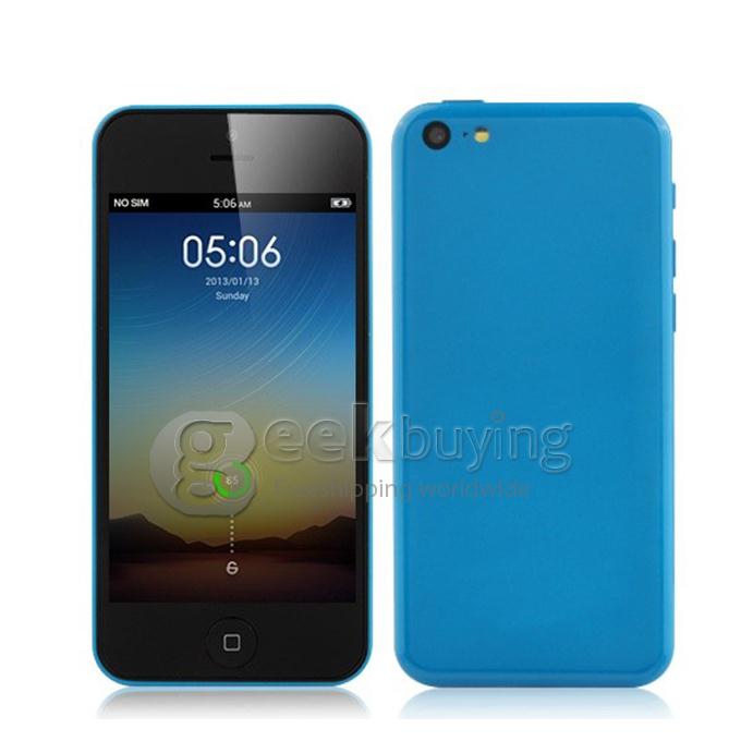 I5C 4.0Inch MTK6572M Dual Core 1.3GHz Smartphone WVGA Capacitive Screen 512MB+4G+2GB 2.0MP Camera Android 4.2 Wifi/GPS - Blue