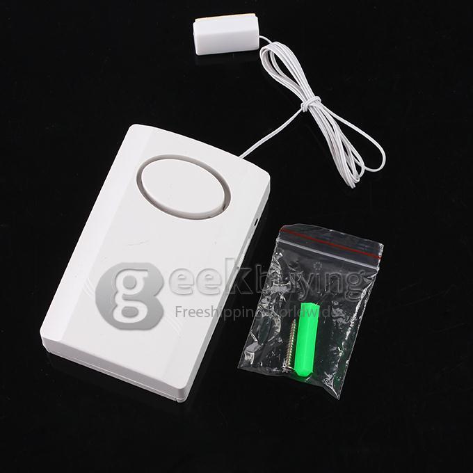 120dB Wired Anti-Theft Exhibit Alarm Security with One Sensor for Cell Phone Camera Laptop MP5 - White