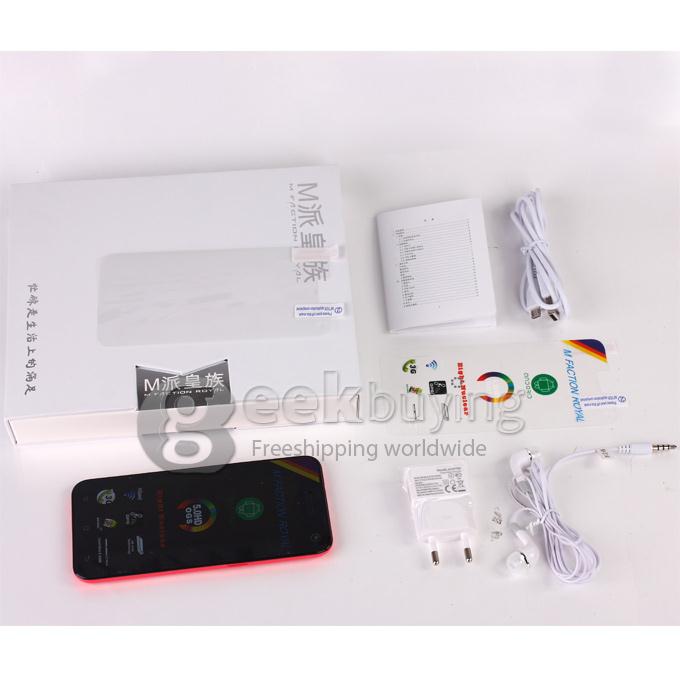 Mpai 809T 5.0inch IPS HD Screen Corning II Gorilla glass Ultrathin Quad core MTK6582 1.3GHz 8.0MP Android 4.2 1GB+4GB NFC/OTG/Air Gesture with 3G/GPS - Pink