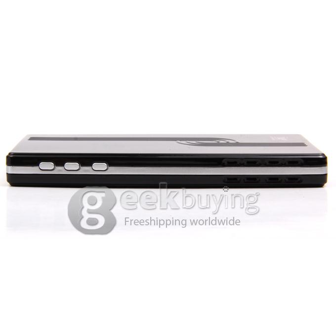 EPD03 Portable 640 * 480 Pixels 40 Lumens LED DLP Projector with 1800mAh Battery for Mobile Phone Tablet Computer Black