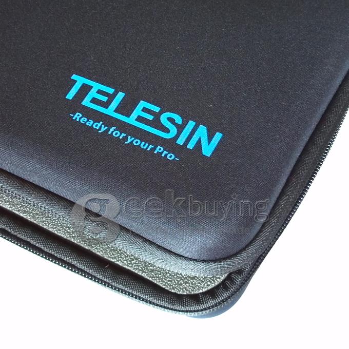 Telesin Three-dimensional Black Protective Travel Carry Bag Case for Gopro Hero 3+ /3 /2 /1 Camera & Gopro Accessories - Medium