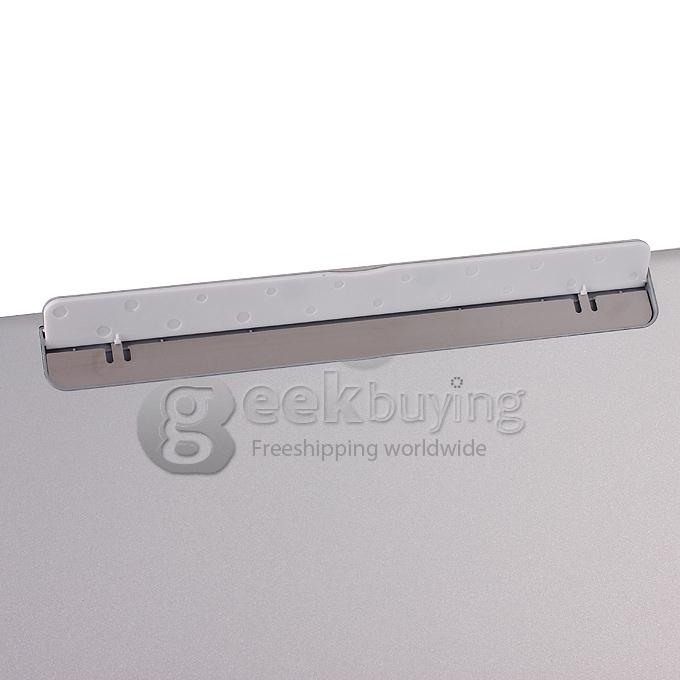Metal Aluminum Bluetooth Wireless Keyboard Case Cover for Apple iPad 5 iPad Air - Silver