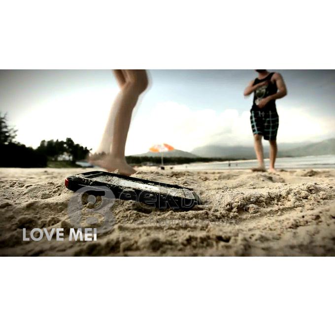 LOVE MEI Weather/Dirt/Shockproof Protective Case for Samsung Galaxy S4 IV i9500 - Gold