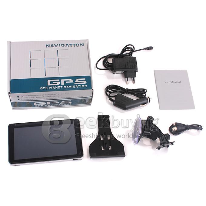 AW715 7.0 Inch Resistive Screen MT3351 128MB/4GB Car GPS Navigation (FM,EBook,Multimedia,Bluetooth,AV) - Brazil + Argentina Maps