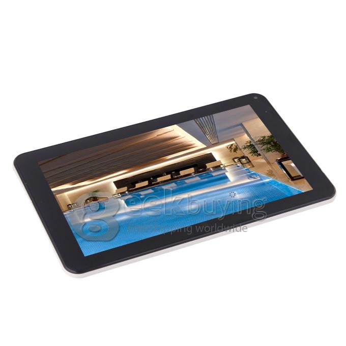 T923 Allwinner A23 Dual Core 9 Inch Android 4.2 OS Tablet PC 512MB RAM 8GB ROM Capacitive Touch Screen 800*480 - White