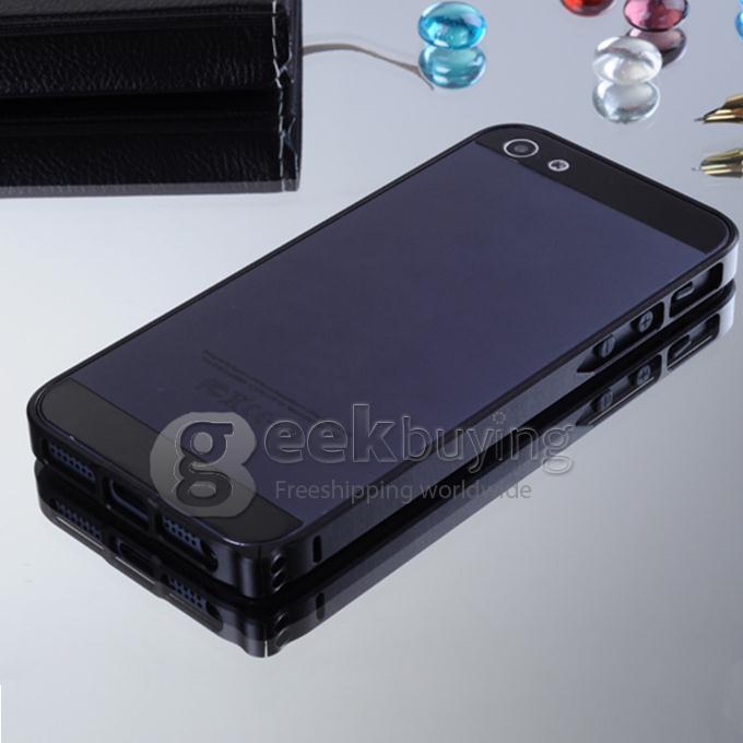 Ultra-Thin 0.7mm Aluminum Metal Frame Bumper Case Cover for iPhone 5 5S - Silver