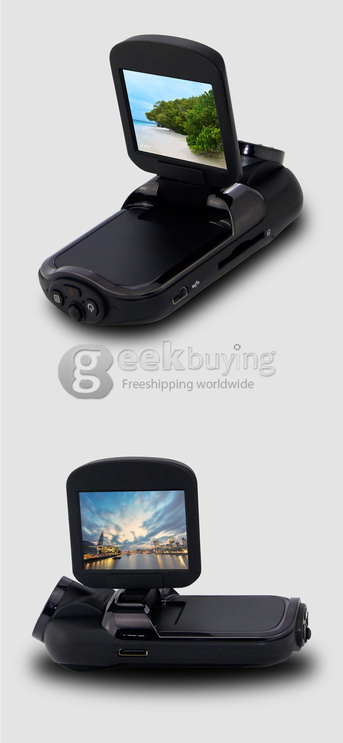 Car DVR F8000 Ambarella H.264 1080P 1920*1080P 30fps 2.0 Inch Screen 140 Degrees Wide Angle Lens with Night Vision and Motion Detection