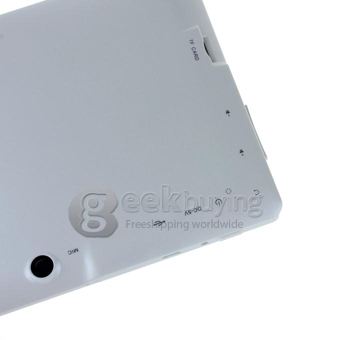 Q88pro Allwinner A23 1.2GHz 7 inch Tablet PC Android 4.2 Dual Core Capacitive Touch Screen 800*480 512MB/4GB - White