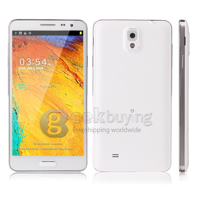 Star N8000 5.5Inch IPS QHD Screen MTK6582 Quad Core 1.3GHz SmartPhone 1GB/4GB 8.0MP Camera Android 4.2 3G/GPS/Air Gesture - White