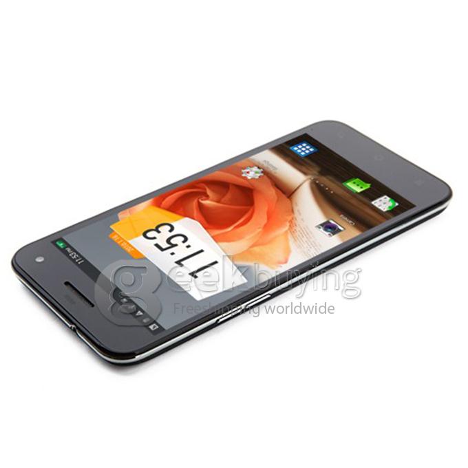 JIAKE JK10 MTK6582 Quad Core 1.3GHz 5.0Inch Gorilla Glass OGS Screen Android4.2 1GB+4GB NFC/OTG/3G/GPS Smartphone - Black