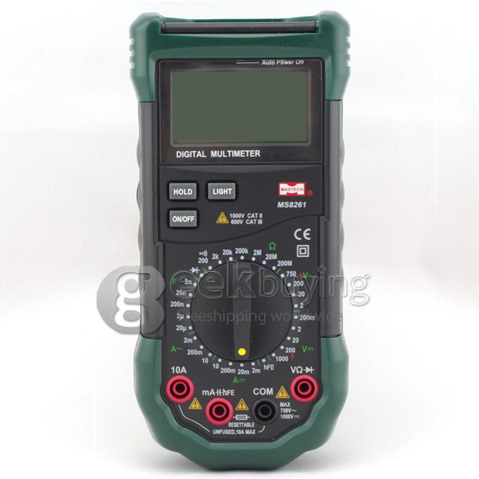 Mastech MS8261 Digital Multimeter DMM VOLT STICK Detector
