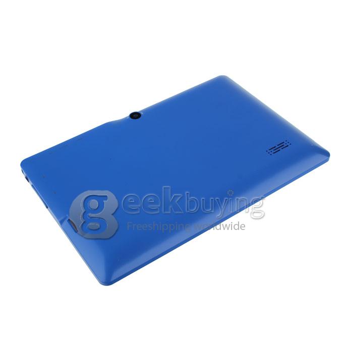 Q88pro Allwinner A23 Dual Core 7 Inch Android 4.2 OS Tablet PC 512MB RAM 4GB ROM Capacitive Touch Screen 800*480 - Blue