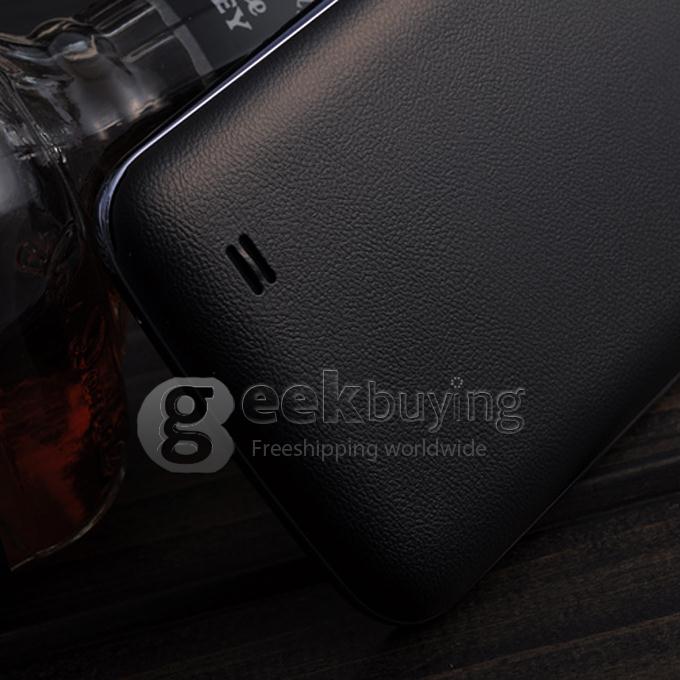 W500 5.0inch IPS FWVGA Capacitive Screen MTK6582 Quad Core 1.3GHz Smartphone 512MB/4GB 5.0MP Camera Android4.2 3G/GPS - Black
