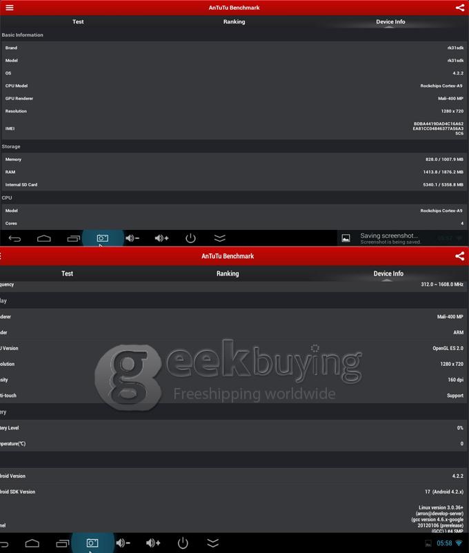 CS918 TV BOX RK3188T Bluetooth V4.0 External Wifi Antenna Ethernet Port Android 4.2 OS - Black