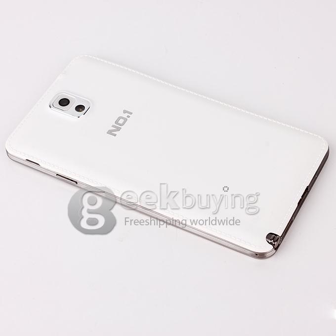 NO.1 N3 5.7Inch IPS HD Screen MTK6589 Quad Core 1.5GHz 1GB+8GB 12.6MP Camera Android 4.2 Air gesture/Eye induction/OTG/write with 3G/GPS - White