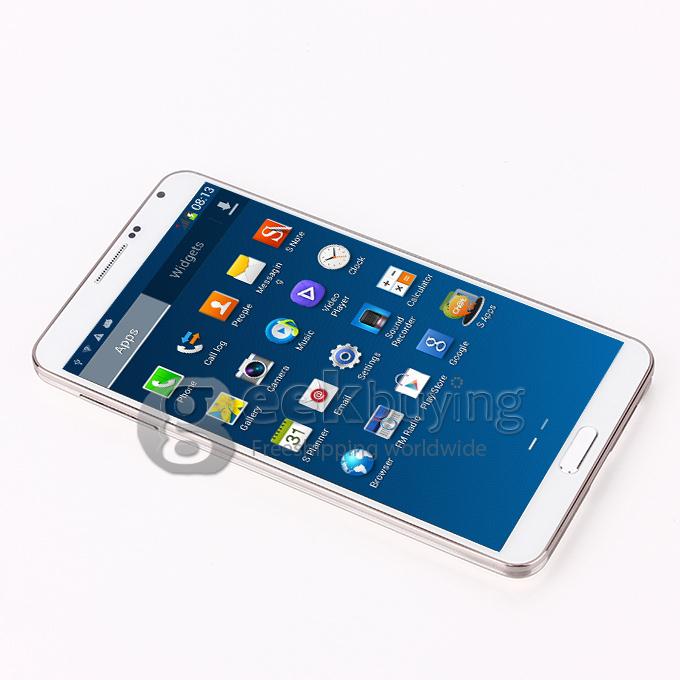 NO.1 N3 5.7Inch IPS HD Screen MTK6589 Quad Core 1.5GHz 1GB+8GB 12.6MP Camera Android 4.2 Air gesture/Eye induction/OTG/write with 3G/GPS - White