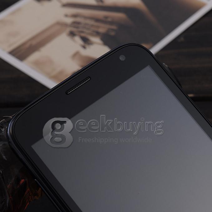 W500 5.0inch IPS FWVGA Capacitive Screen MTK6582 Quad Core 1.3GHz Smartphone 512MB/4GB 5.0MP Camera Android4.2 3G/GPS - Black