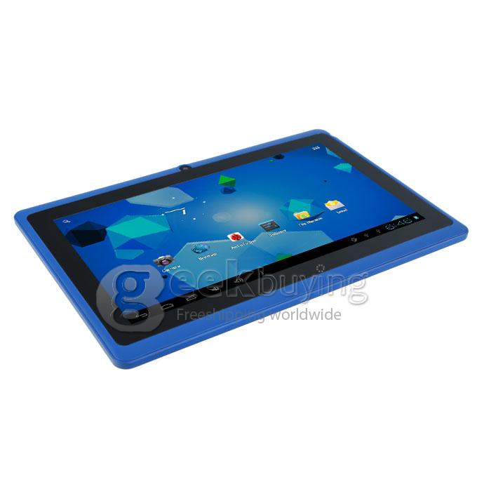 Q88pro Allwinner A23 Dual Core 7 Inch Android 4.2 OS Tablet PC 512MB RAM 4GB ROM Capacitive Touch Screen 800*480 - Blue