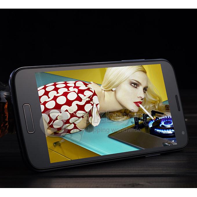 W500 5.0inch IPS FWVGA Capacitive Screen MTK6582 Quad Core 1.3GHz Smartphone 512MB/4GB 5.0MP Camera Android4.2 3G/GPS - Black