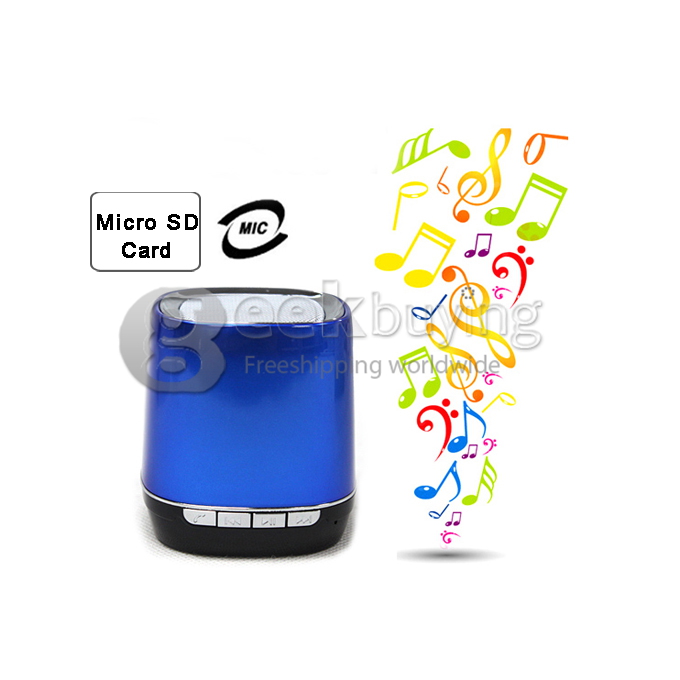 BTS08 3.0 + EDR Portable Bluetooth Stereo Speaker Hands Free for Smartphone, Laptop, iPhone, iPod