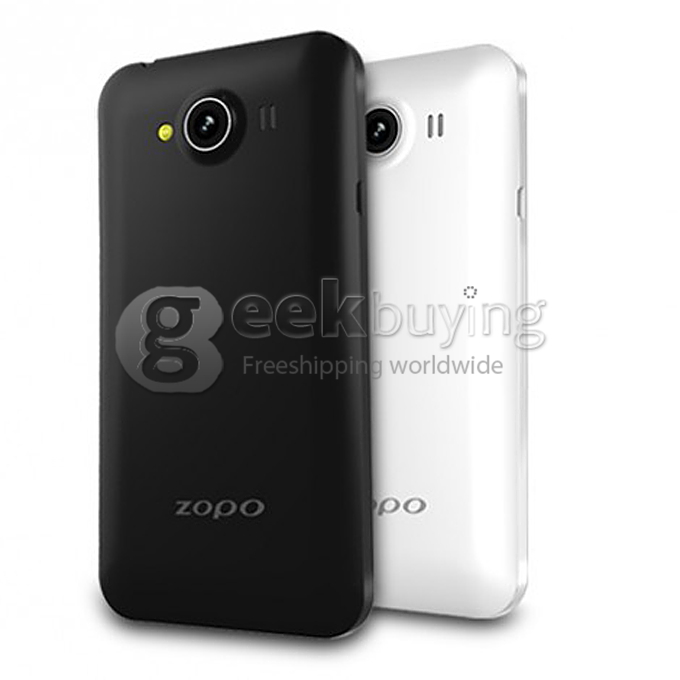 ZOPO ZP600+ 4.3Inch Glass-free 3D Screen MTK6582 Quad Core 1.3GHz 1GB+4GB 5.0MP Camera Android 4.2 3G/GPS/OTG/Wifi - White