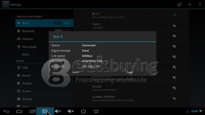 CS918 TV BOX RK3188T Bluetooth V4.0 External Wifi Antenna Ethernet Port Android 4.2 OS - Black