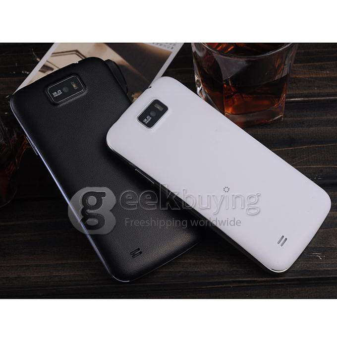 W500 5.0inch IPS FWVGA Capacitive Screen MTK6582 Quad Core 1.3GHz Smartphone 512MB/4GB 5.0MP Camera Android4.2 3G/GPS - Black