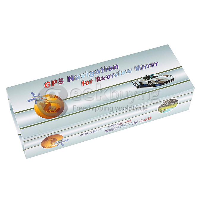 GPS Navigation Device IGO Map 4.3 Inch WIN CE 5.0 Bluetooth 6 inch Rearview Mirror Navigation - Europe Map