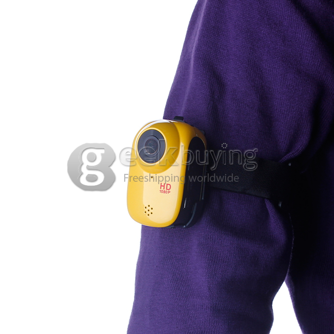 SJ1000 1.5Inch 140 Degree A+ Wide Angle 1920 x 1080 H.264 Outdoor Sports Home Security Deep-water Probing HD DV/CAR DVR /Camera Multiple Languages with 17 Kinds of Original Gadgets(Yellow)