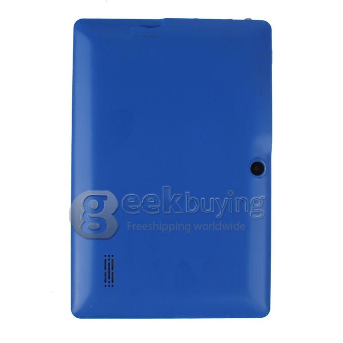 Q88pro Allwinner A23 Dual Core 7 Inch Android 4.2 OS Tablet PC 512MB RAM 4GB ROM Capacitive Touch Screen 800*480 - Blue