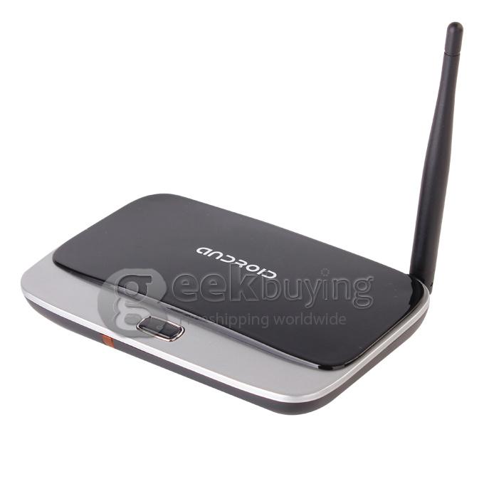 CS918 TV BOX RK3188T Bluetooth V4.0 External Wifi Antenna Ethernet Port Android 4.2 OS - Black