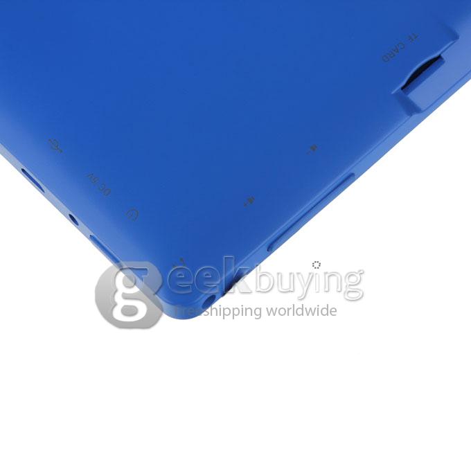 Q88pro Allwinner A23 Dual Core 7 Inch Android 4.2 OS Tablet PC 512MB RAM 4GB ROM Capacitive Touch Screen 800*480 - Blue