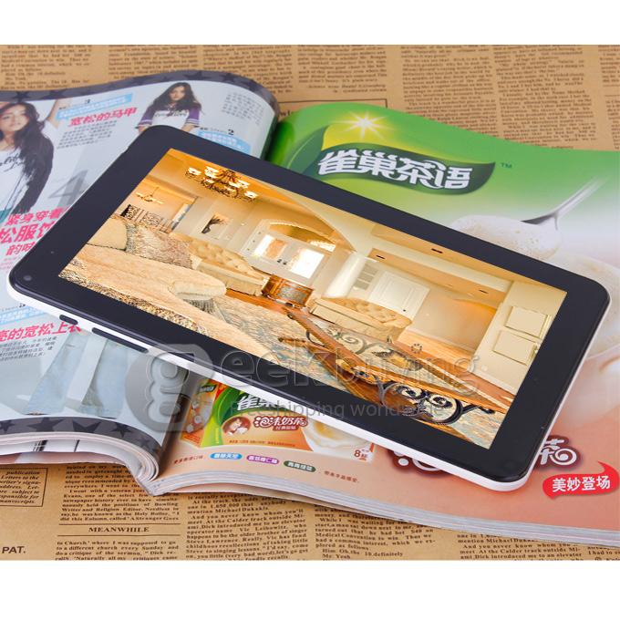 T923 Allwinner A23 Dual Core 9 Inch Android 4.2 OS Tablet PC 512MB RAM 8GB ROM Capacitive Touch Screen 800*480 - White