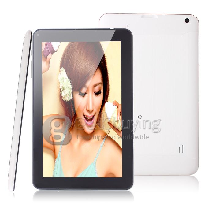 T923 Allwinner A23 Dual Core 9 Inch Android 4.2 OS Tablet PC 512MB RAM 8GB ROM Capacitive Touch Screen 800*480 - White