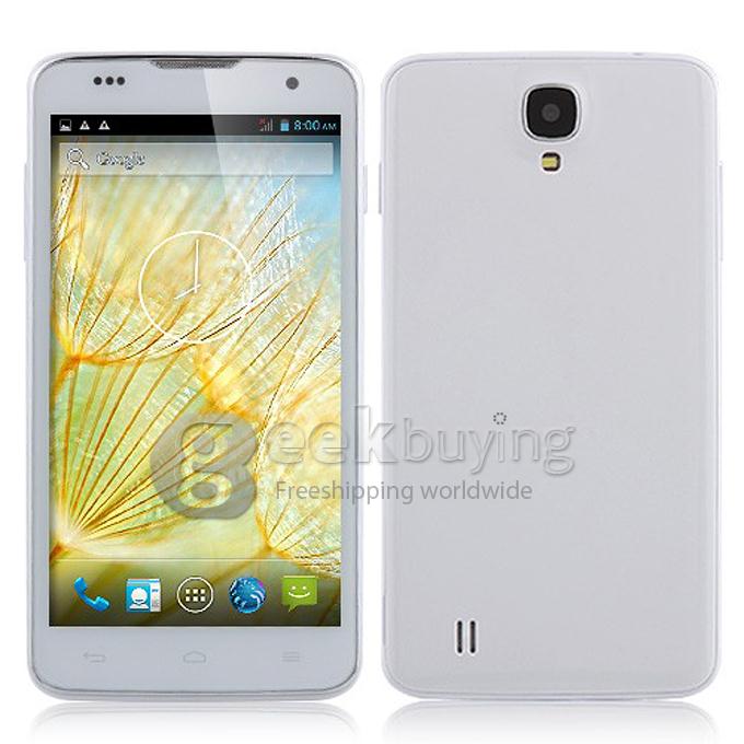 JIAKE JK12 5.0inch MTK6582 Quad Core 1.3GHz Smartphone 1GB+4GB 8.0MP Camera Android4.2 OS 3G/GPS - White