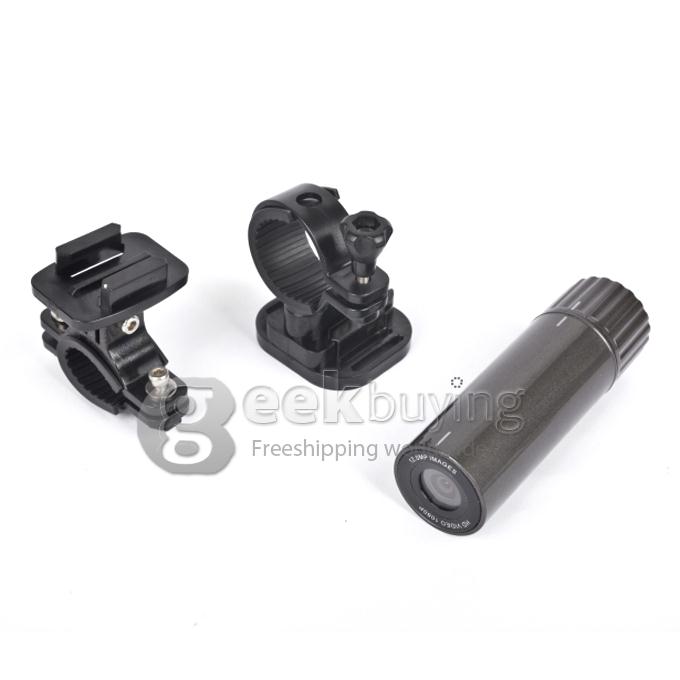SJ72 Plastic Shell 120 Degree Angle Lens 5MP 1080P 10fps H.264 Outdoor Waterproof Sports HD DV with PC Camera Function for Windows 2000 XP Vista 7 Black