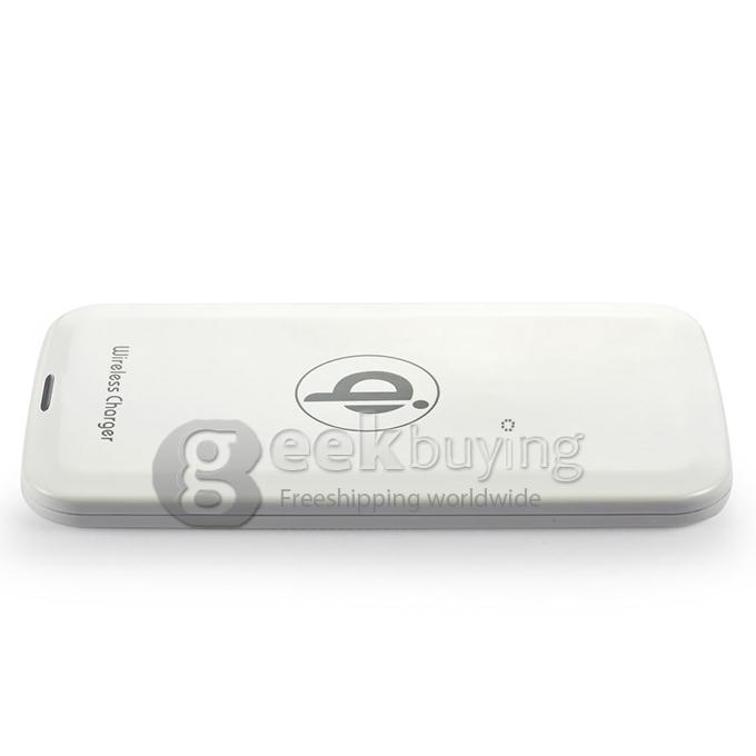 T100 New Wireless Charging Pad Qi-Enabled USB Charger Phone Charger for All Qi Compatible Devices - White
