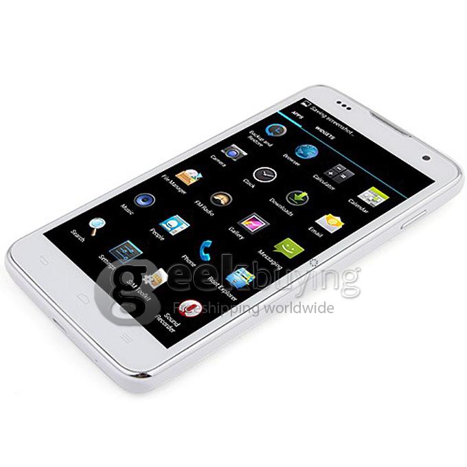 JIAKE JK12 5.0inch MTK6582 Quad Core 1.3GHz Smartphone 1GB+4GB 8.0MP Camera Android4.2 OS 3G/GPS - White