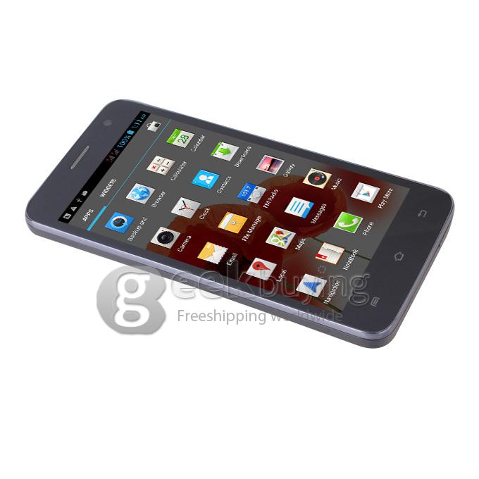 CUBOT BOBBY MTK6572 CortexA7 1.2GHz 5.0inch Android 4.2 OS Smartphone 512MB RAM 4GB ROM 3400MAH battery 8.0MP Camera 3G GPS - Black