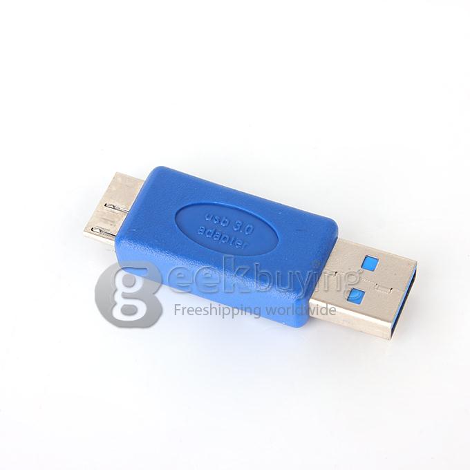 USB 3.0 OTG Cable with A Male to Micro B Adapter for Samsung Galaxy Note 3 III N9000 N9005 - White