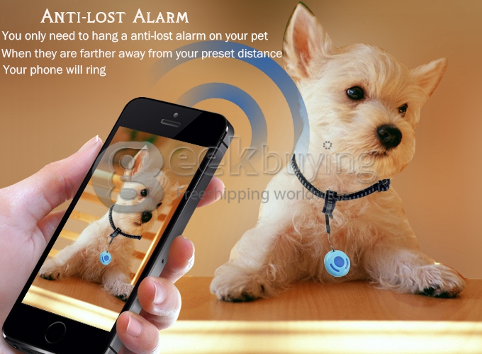HAVIR HV-100 Mini Wireless Bluetooth Anti-lost Alarm for iPhone 4S/5/5S/5C/iPad Mini/iPad 3/iPad 4/iPad Air/iPod Touch 5 - White