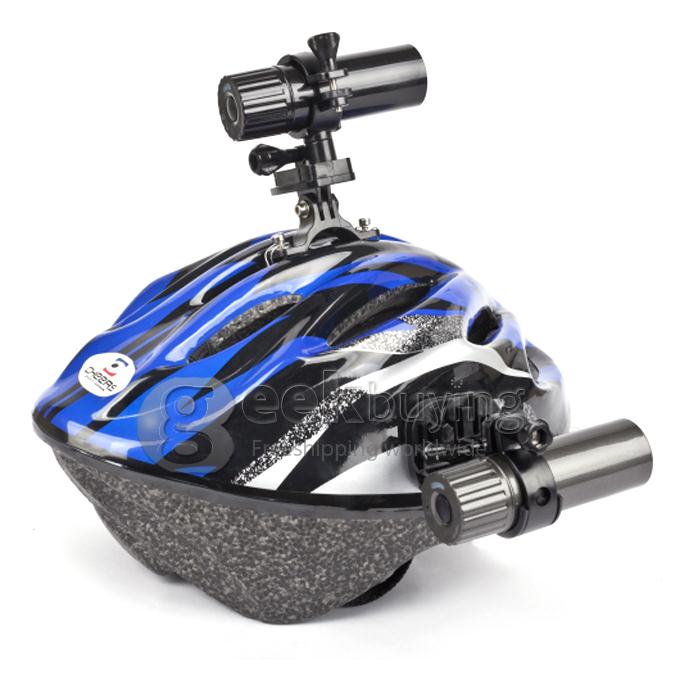 SJ72 Plastic Shell 120 Degree Angle Lens 5MP 1080P 10fps H.264 Outdoor Waterproof Sports HD DV with PC Camera Function for Windows 2000 XP Vista 7 Black